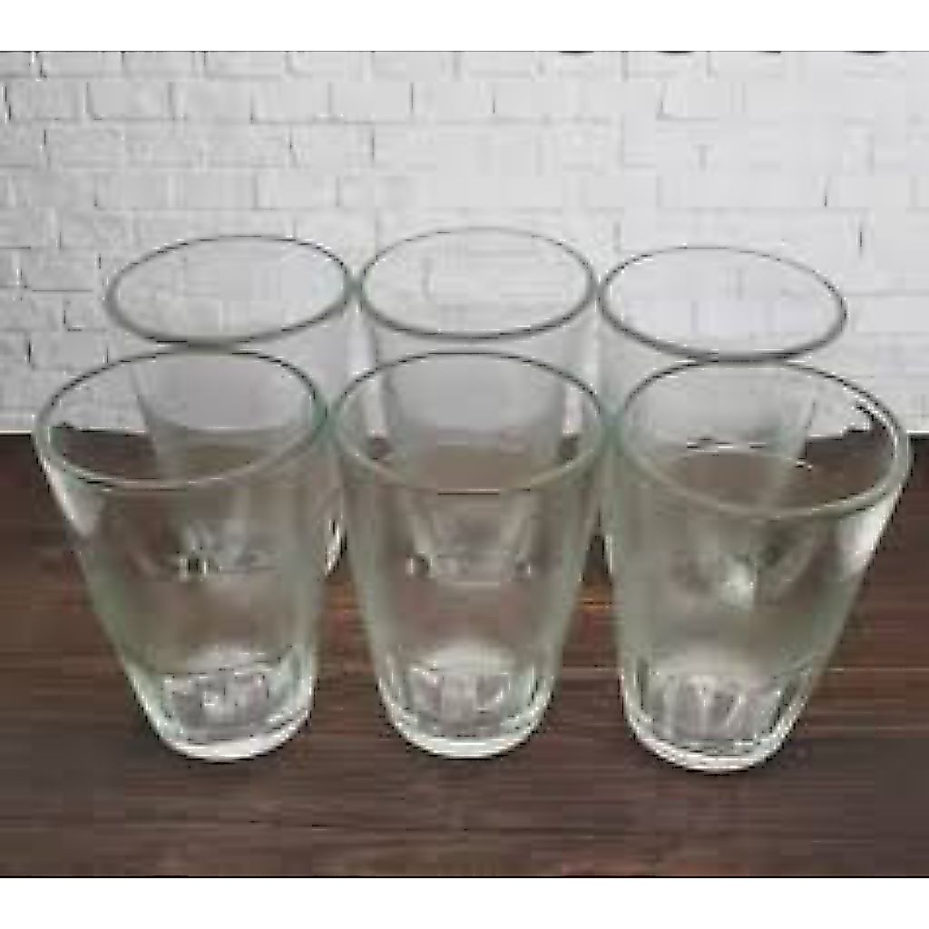 (hanya pengiriman jabodetabek) Gelas Kopi Polos 1/2 lusin (6 pcs)