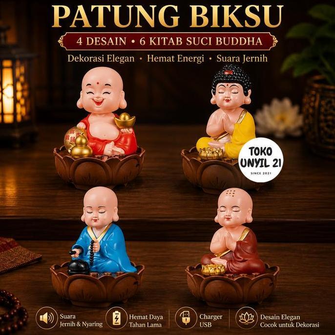 Pajangan Musik Buddhis 6 Lagu Da Bei Zhou Pajangan Biksu Lagu Dewi Kwan Im