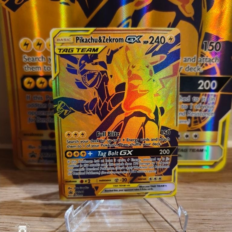 Pokémon TCG Pikachu & Zekrom GX SM248 TAG TEAM Promo Holo