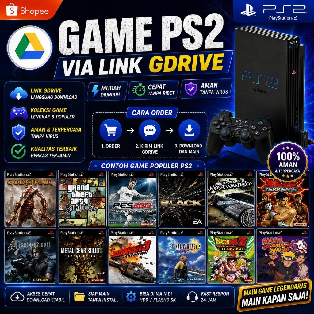 GAME PS2 VIA LINK DRIVE