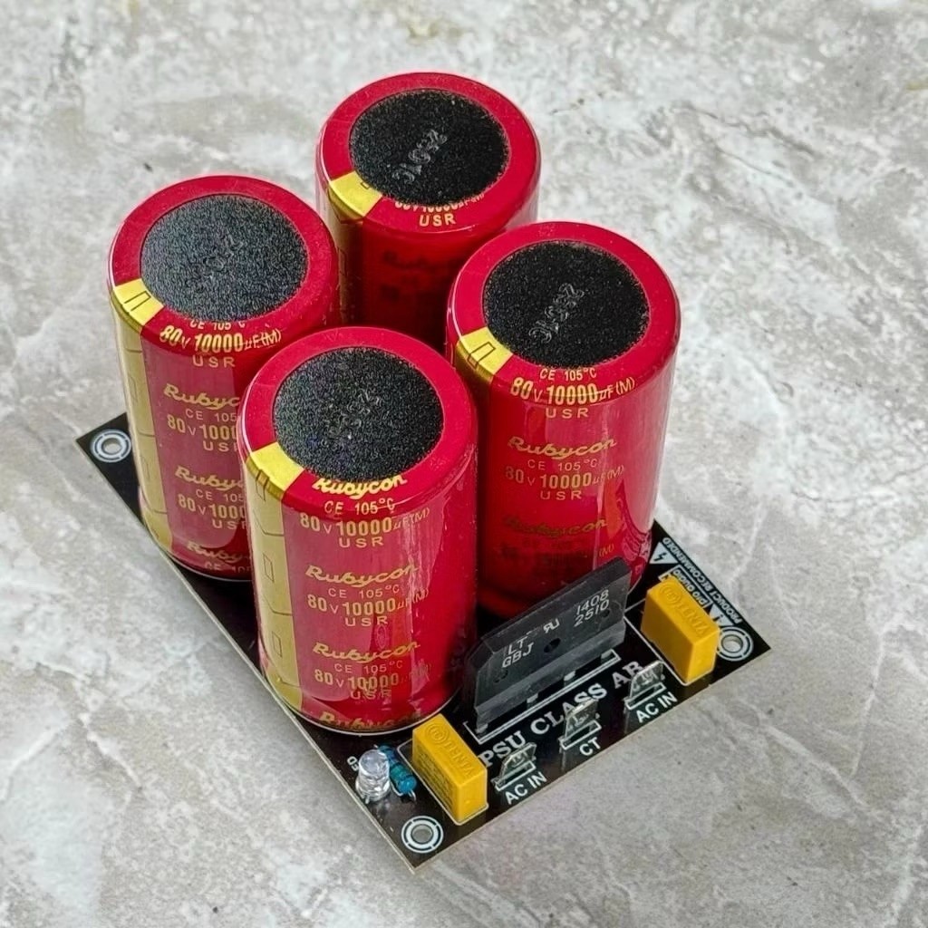 paket psu 4 elco 80v10000uf RUBYCON dioda sisir