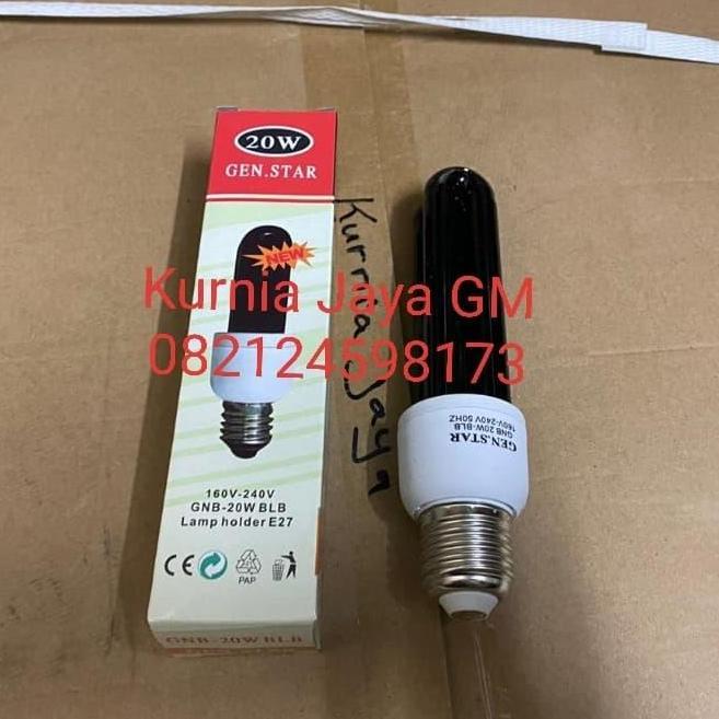 Lampu Bohlam Uv BLB / Uang 20watt - E27/ Lampu UV Sensor Uang PLS