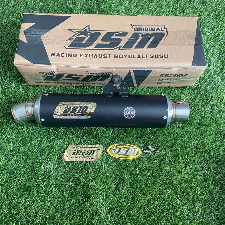 Super Knalpot Dsm Jenong Black Original Dsm Jenong