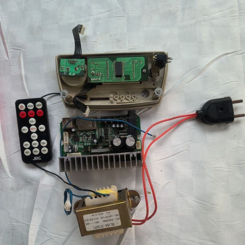 satu set modul mp3 bluetooth copotan JDL minus preloved