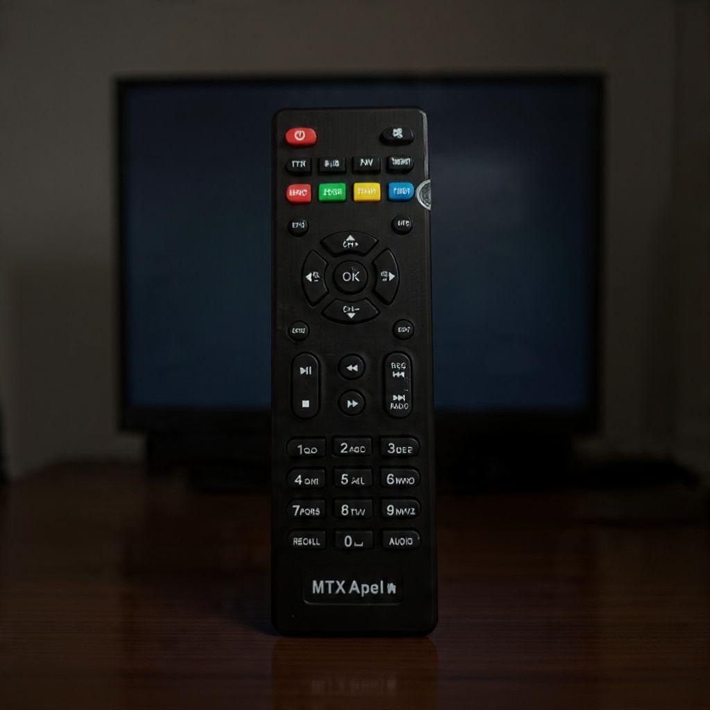Remot receiver STB matrix apple merah / Remote  apple HD DVB-T2 UHF