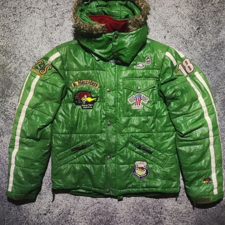 Jacket motor touring Clay Smith size L original bukan simpson yellowcorn nankai kushitani komine rst