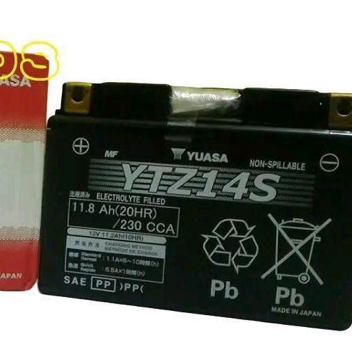 Aki Yuasa Ytz14S Alternatif Mbtz14S Honda Genset Honda Eu65