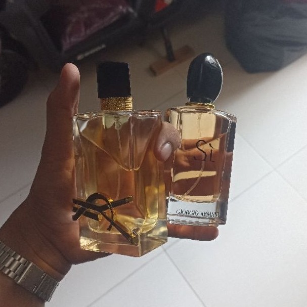 preloved bundle ysl libre & Giorgio Armani SI
