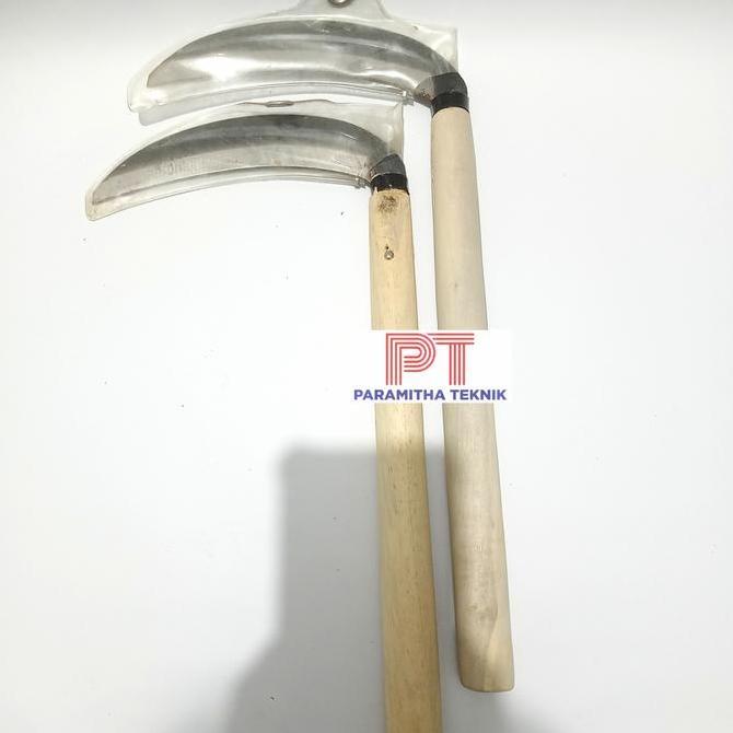 Harvest- Sabit Arit Baja Hitam / Pisau Arit Sabit Lengkung Import