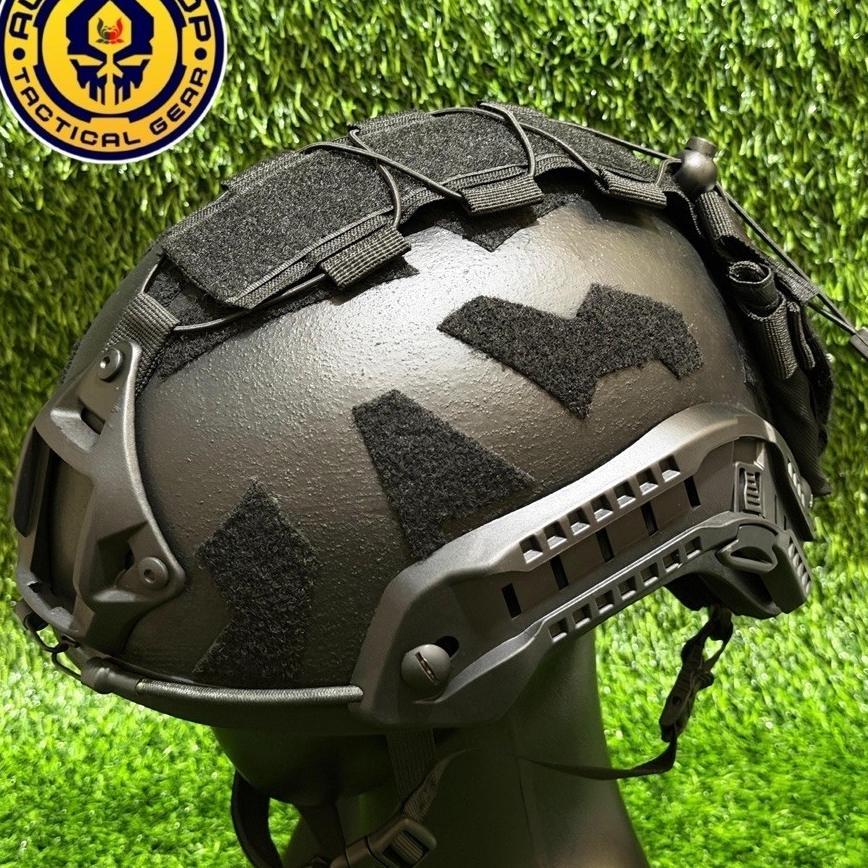 Helm Tactical Kevlar Balistic Lev 3A Scorpio Custom Hitam