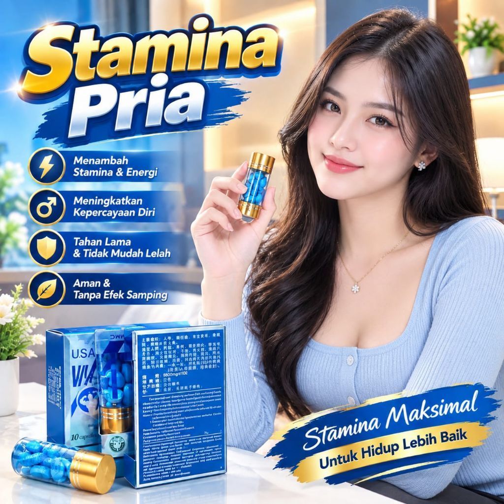 MMC Blue Suplemen Pria Stamina Terpercaya 100%