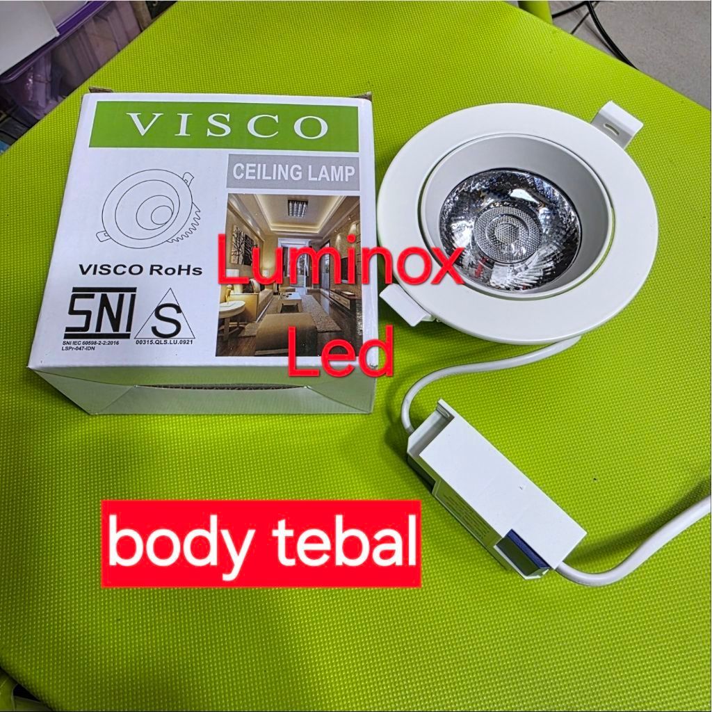 downlight led 12w 12watt / spotlight ceiling body tebal 12w inbow 12watt 220volt