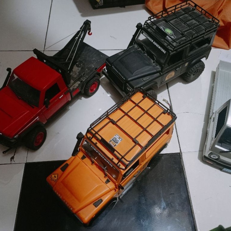 KIT RC MN D90 WARNA HITAM INCLUD SERVO