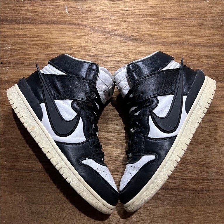 Nike dunk high AMBUSH black white sneakers