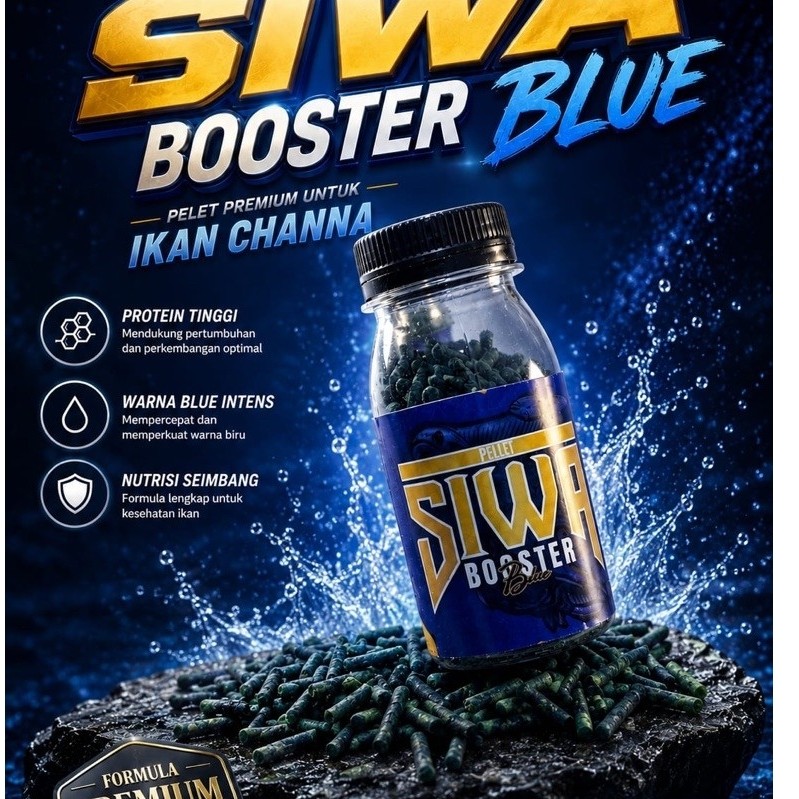 PELET SIWA PAKAN CHANNA BOOSTER BLUE