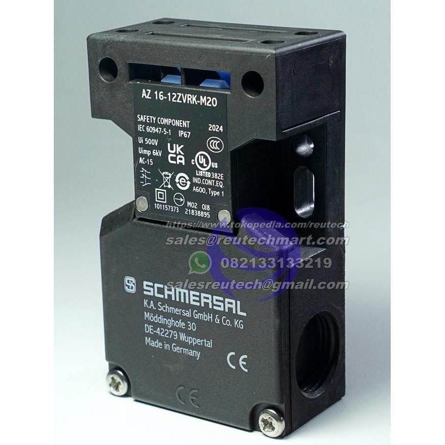 TERBARU - Schmersal AZ16-12ZVRK-M20 101157373 Safety Switch AZ 16-12ZVRK-M20