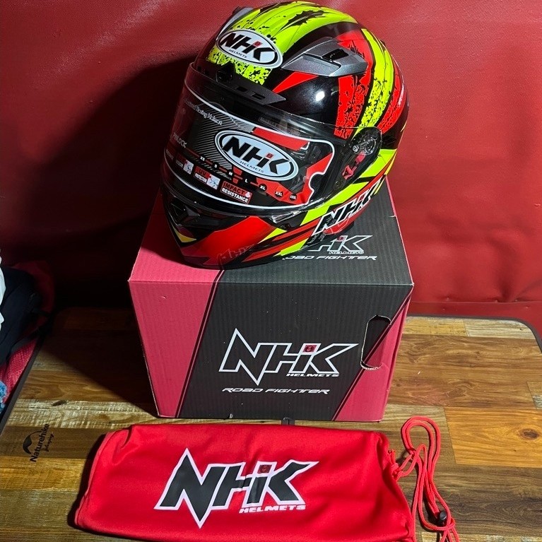 NHK Helm (size XXL, baru)