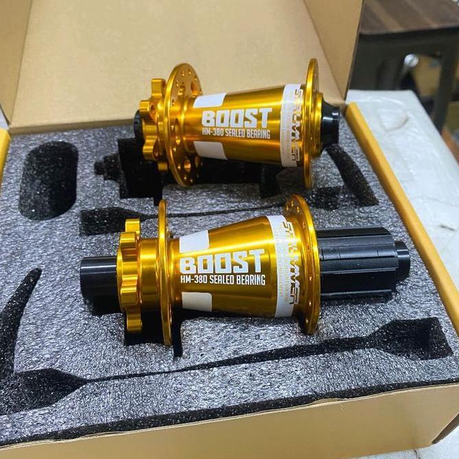 Ready Strummer HM-380 Boost Hub for MTB TA Front 15 x 110 Rear 12 x 148 - Hub Free Hub Strummer Boos