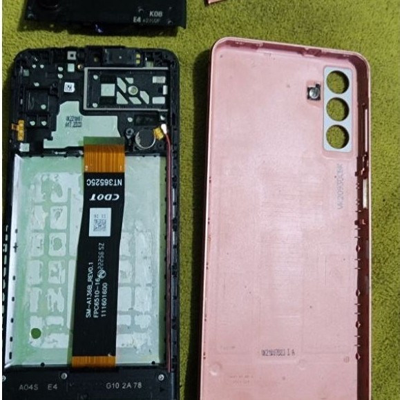 LCD SAMSUNG A04S ORIJINAL COPOTAN+BEKDOR