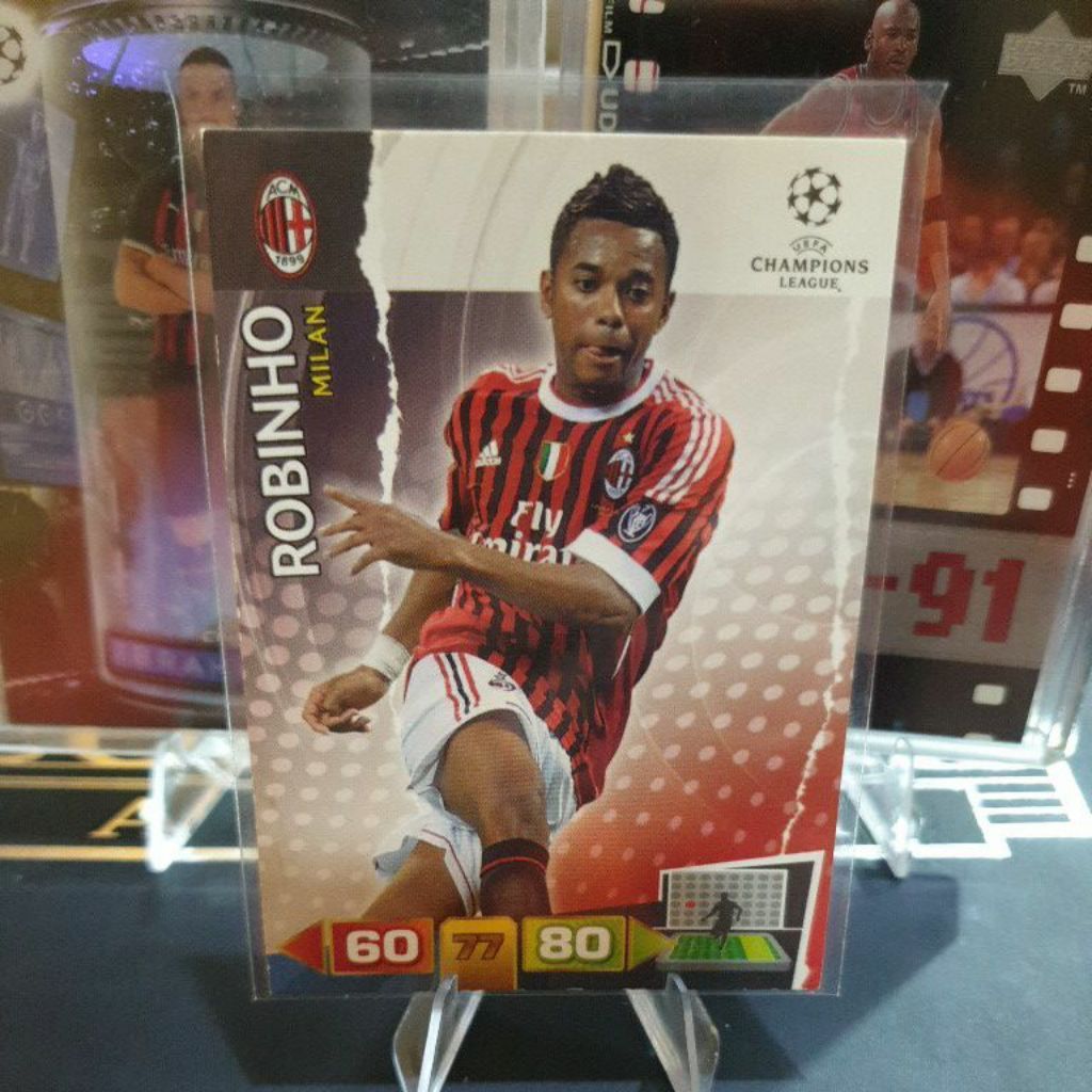 Kartu Bola Robinho Base Adrenalyn XL 2011 AC Milan HOT INVEST