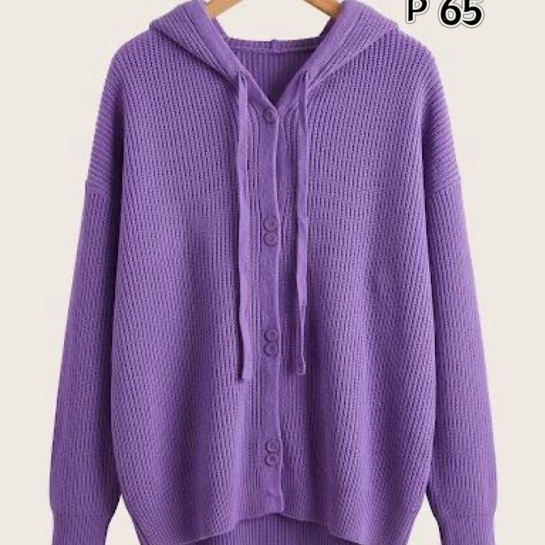Cardigan Ungu Hodie