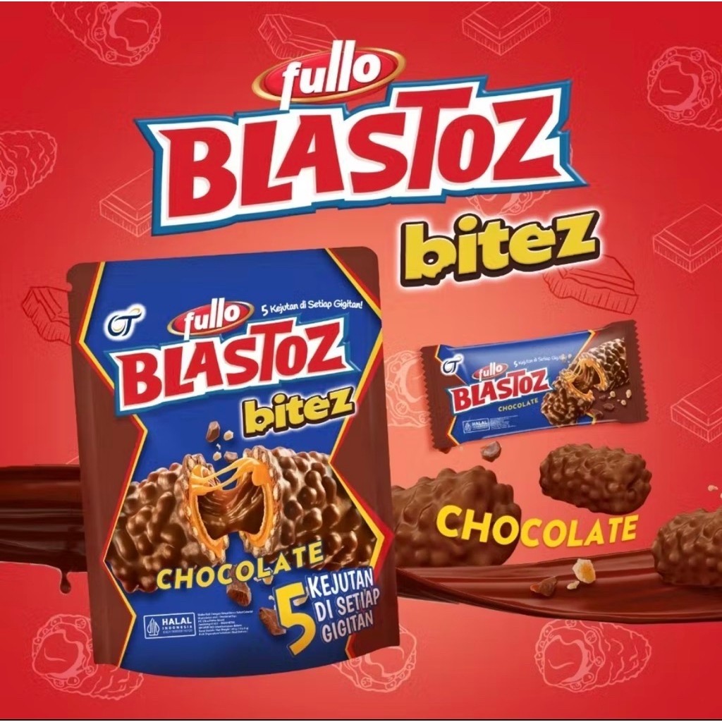 Blastoz Bitez Wafer Roll Pouch @80gr