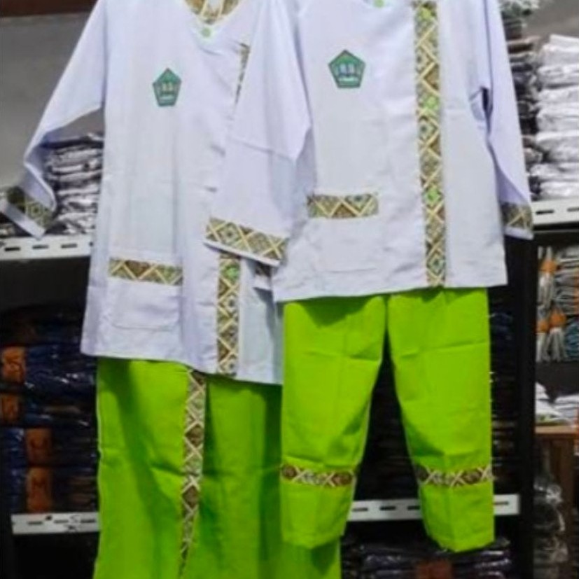 Baju Ngaji TPA / TPQ Padang serta Jilbab