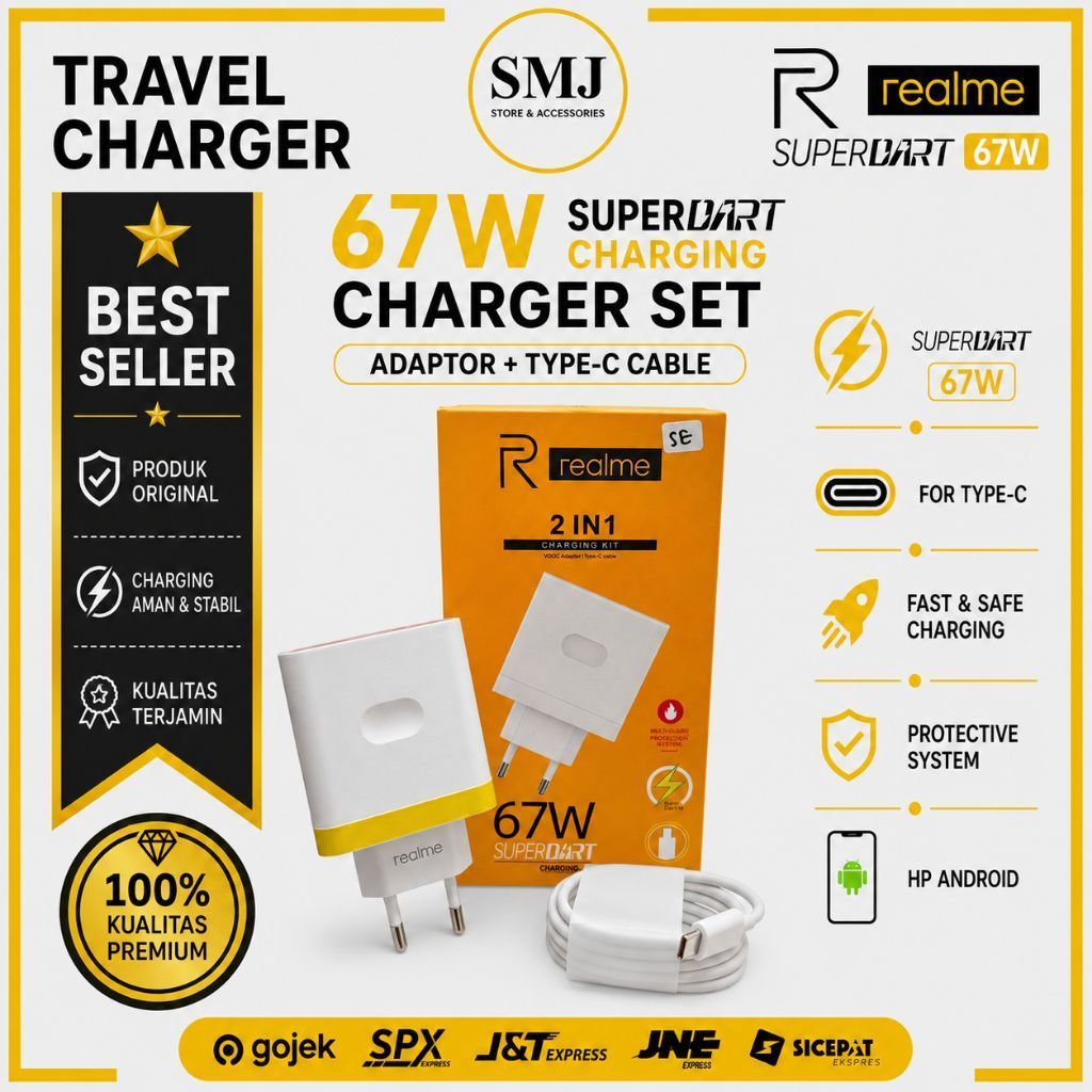 Travel charger realme 67w 100%