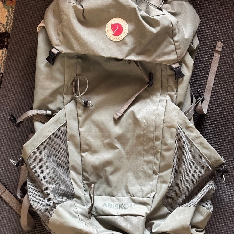 Fjallraven Abisko Hike 35 S/M Carrier Backpack Keril Good Condition Preloved Second