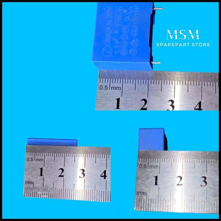 TERBARU CAPACITOR 0.5UF 275VAC MKP TYPE X2 KAPASITOR 