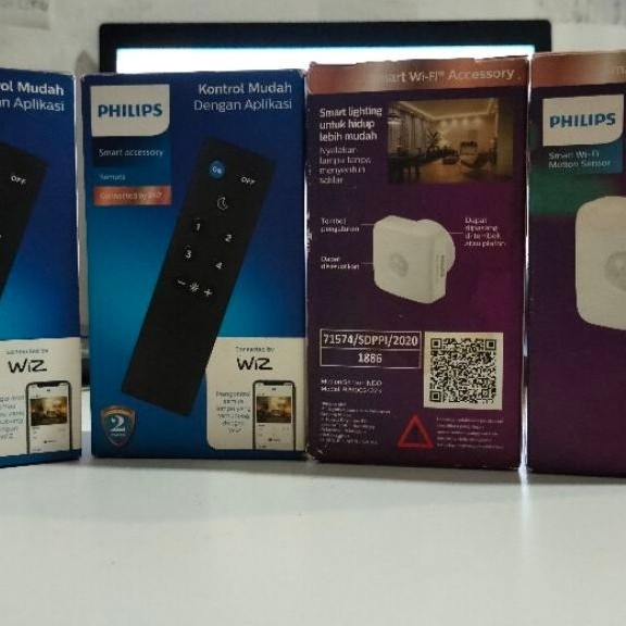 Sensor Gerak Philips WiZ Connected Sensor Gerak untuk Lampu LED Smart
