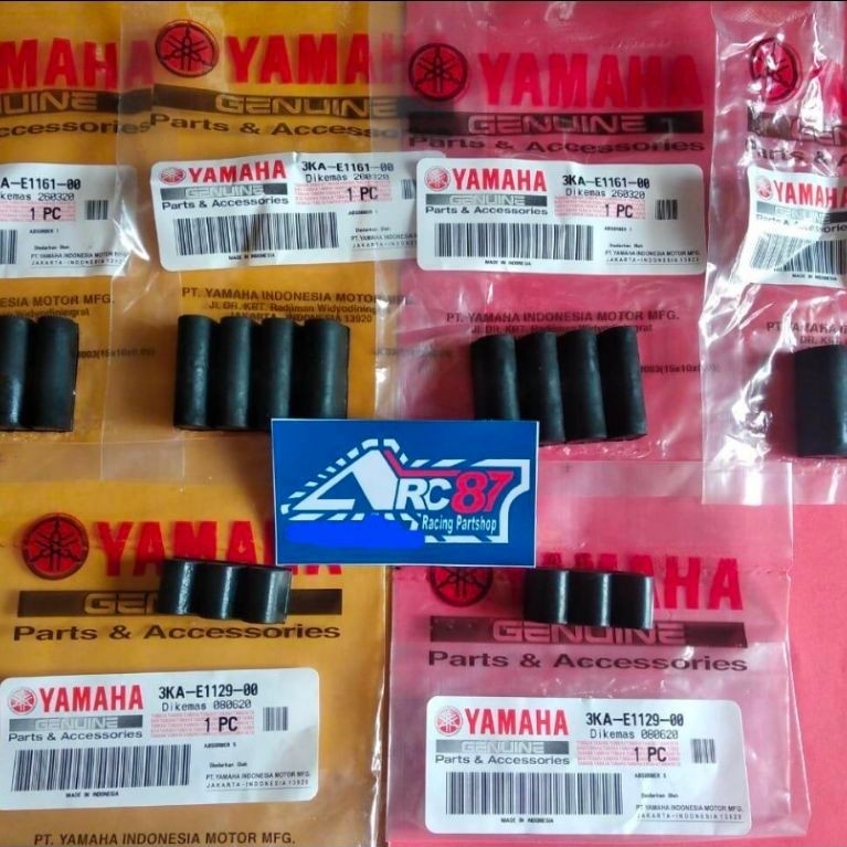 Peredam Head RX King Original YGP Karet Boring Block RX King 3KA-E1161-00 3KA-E1129-00
