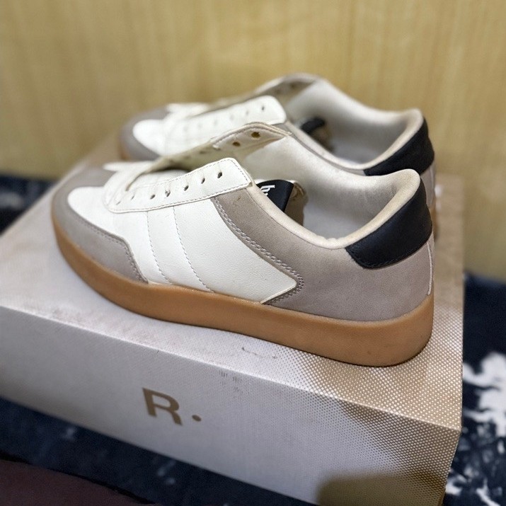 ROCKPORT NERO Sneakers Kulit Putih Ukuran EU 40-46
