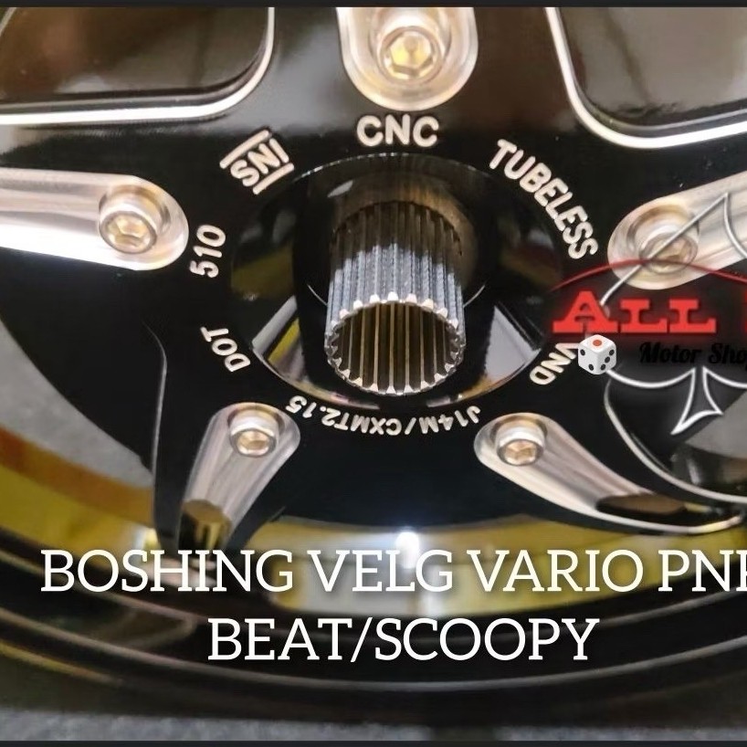 Boshing untuk velg vario pasang ke beat/boshing velg beat pakai velg vario 125-150