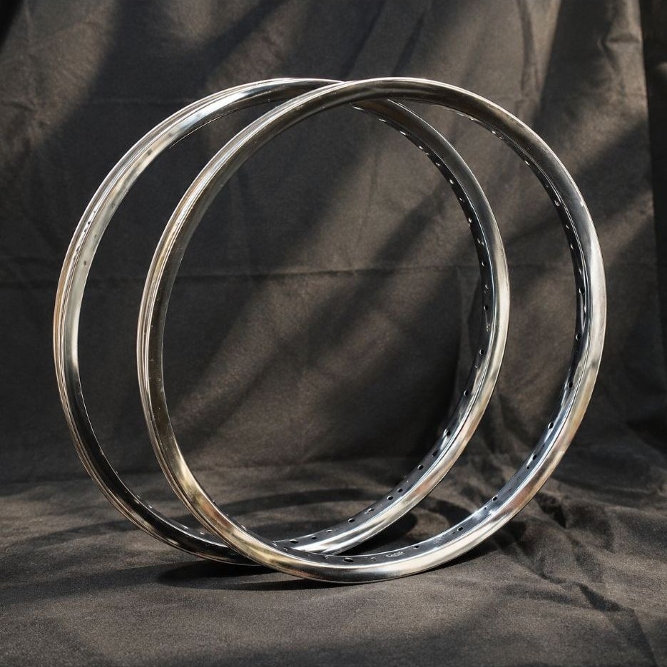 RIMS SEPEDA ARAYA 20 X 1.75 STAINLESS 28 HOLE NOS RARE JAPAN