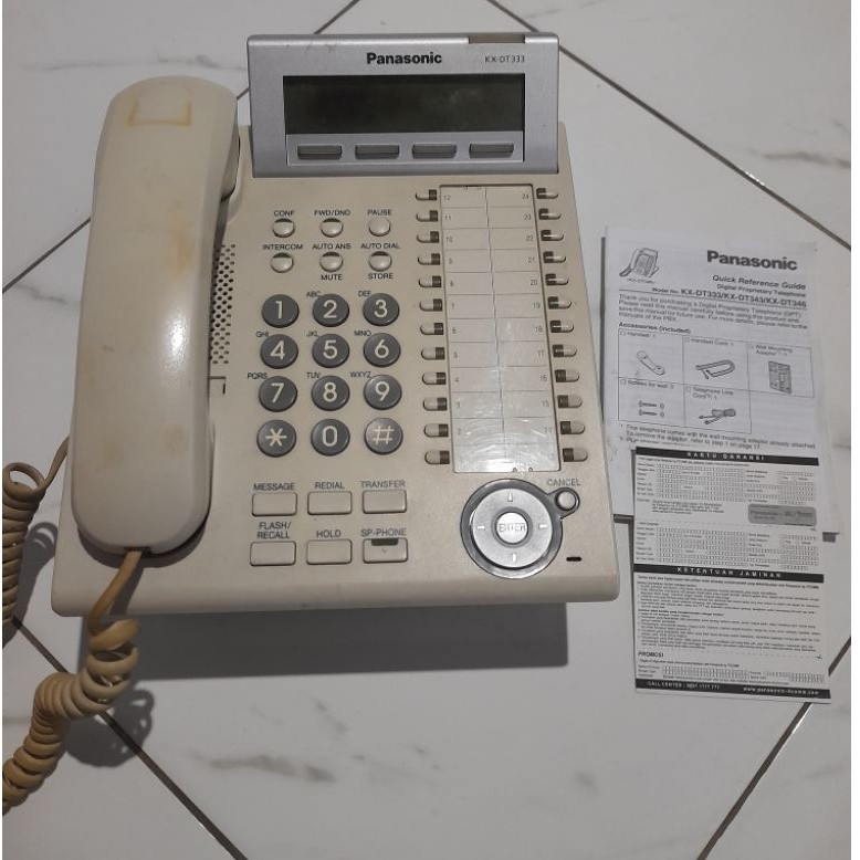 digital telepon PANASONIC KX DT333