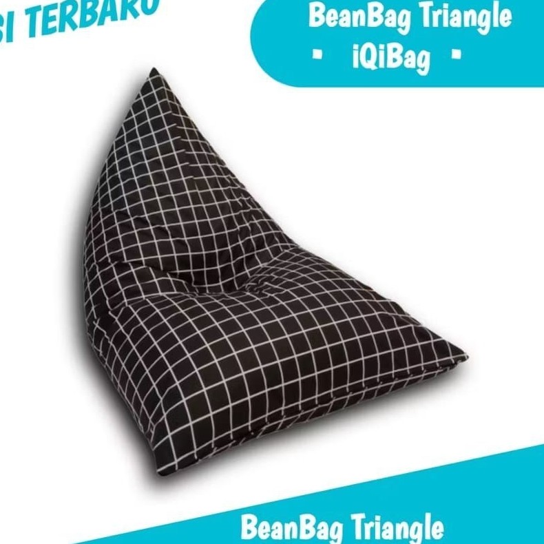 Kursi Santai Bean Bag Motif Bantal Duduk Sofa Lantai Kursi Bulat Besar Ruang Tamu Kamar  Bahan Premi