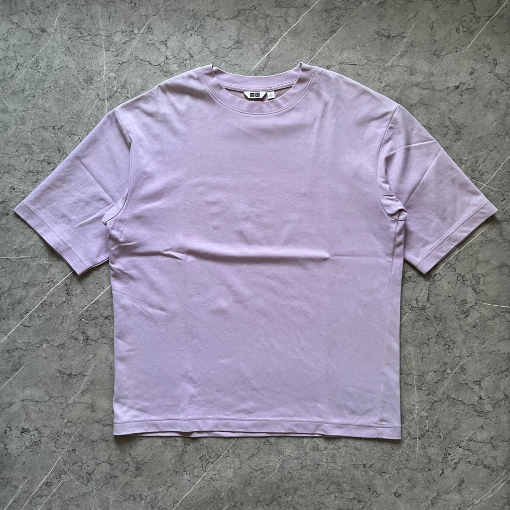 KAOS UNIQLO AIRISM LILAC L SECOND