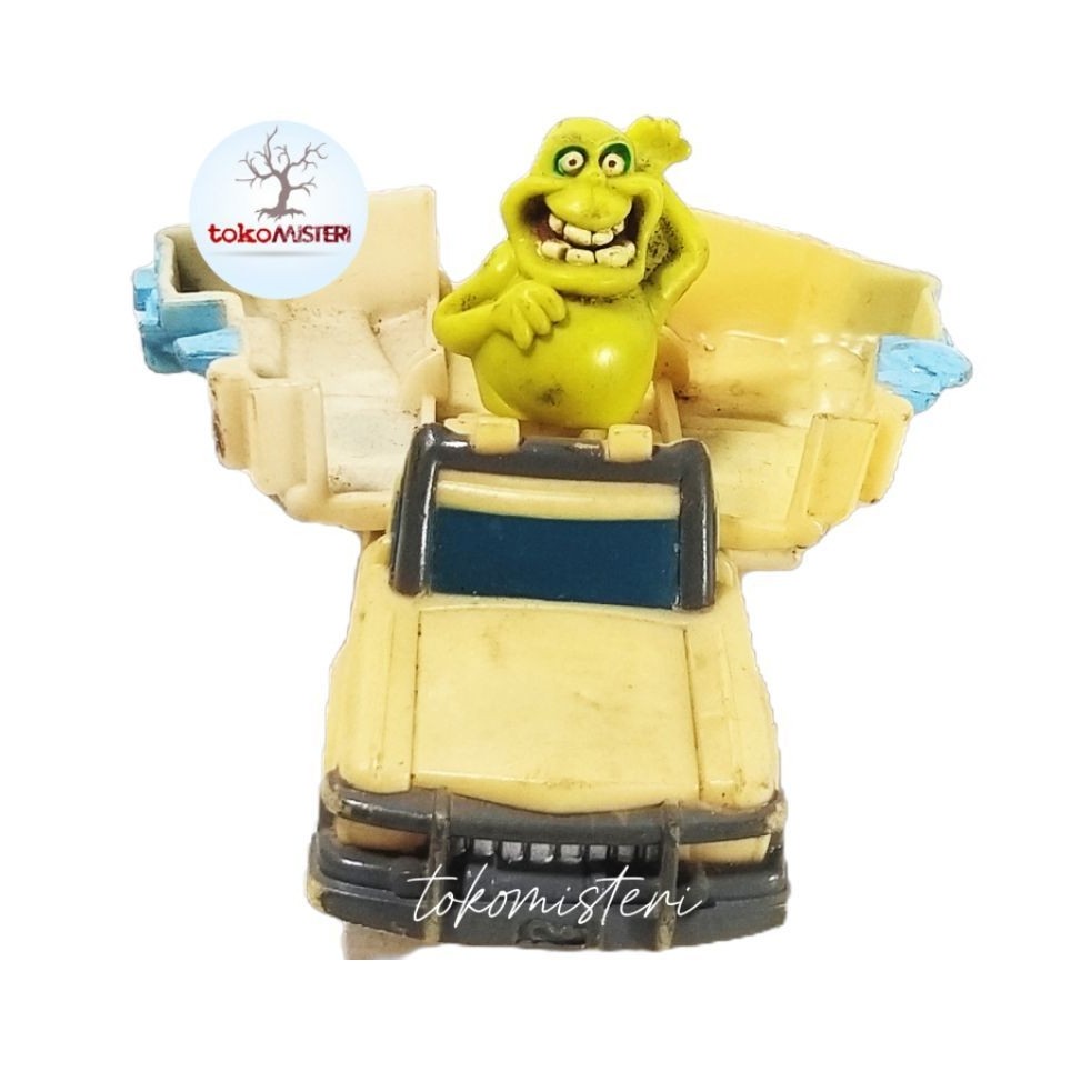 Mobil Slimer Slimmer Ghostbuster Ghost Buster Burger King Kids Meal 1999 Haunted Car Figure Toys