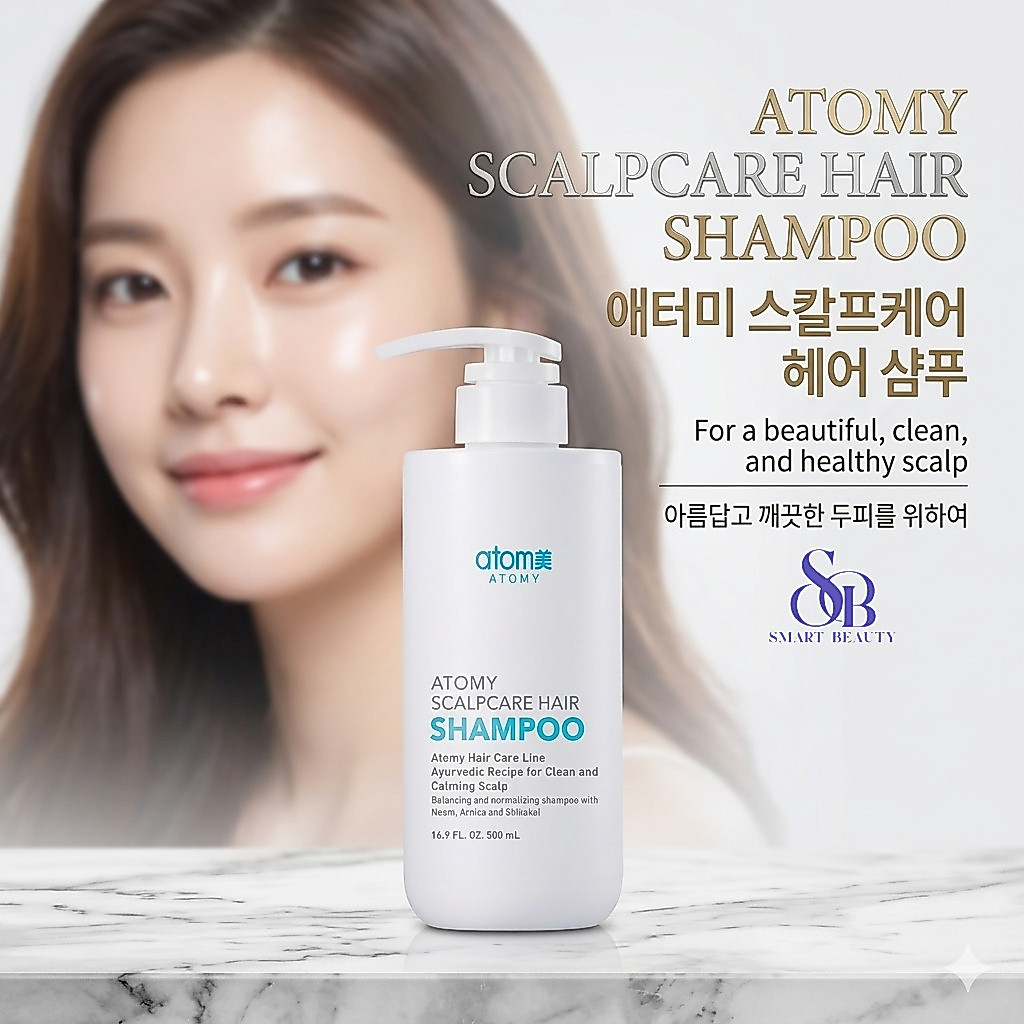 Scalp Care Hair Shampoo 500ml Original Korea BPOM - Atomy, Solusi Ketombe & Rambut Rontok