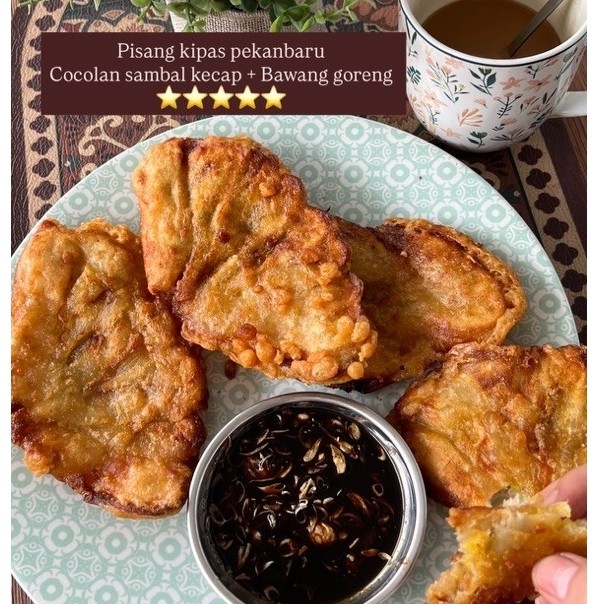 Pisang Kipas pekanbaru asli, 1bks isi 10 jumbo (FROZEN)