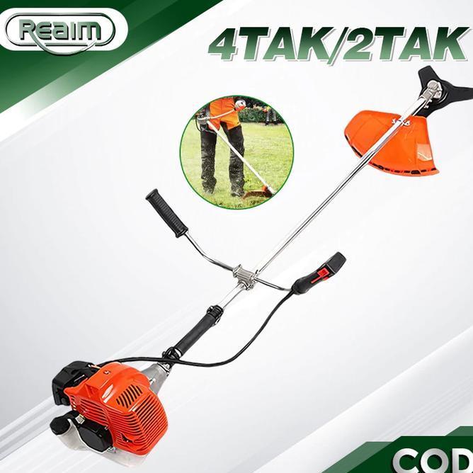 Reaim Mesin Potong Rumput 2Tak4Tak Mesin Pemotong Rumput Genggam Pemangkas Rumput