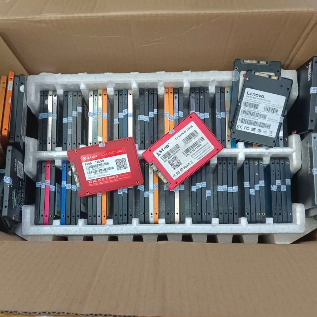 ssd 128gb bekas second normal sentinel 100%