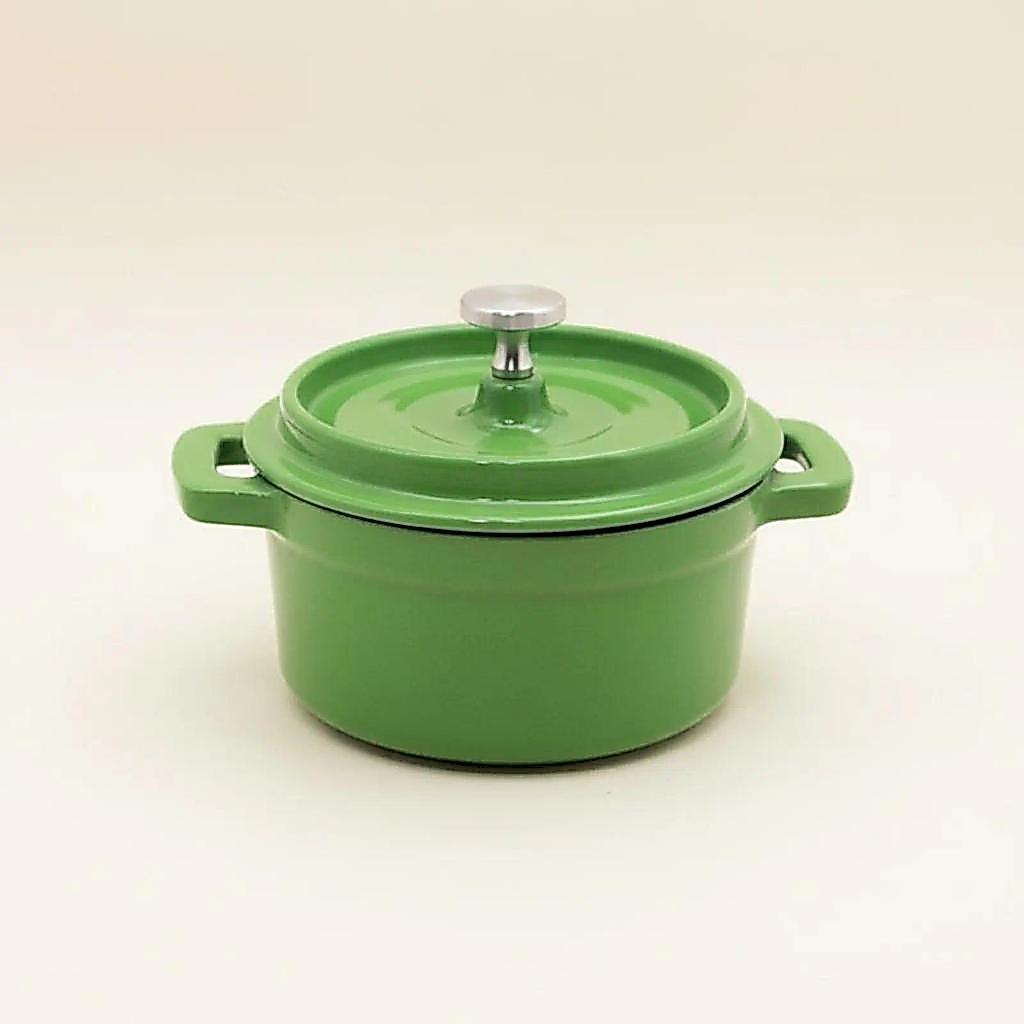 Enameled Cast Iron Pot Enamel Coated Enameled Cast Iron Dutch Oven Mini Dutch Oven Even Heat stribut