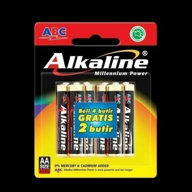 Baterai Alkaline AA isi 6 | Battery Alkaline AA isi 6