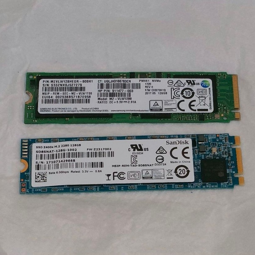 SSD 128GB BEKAS