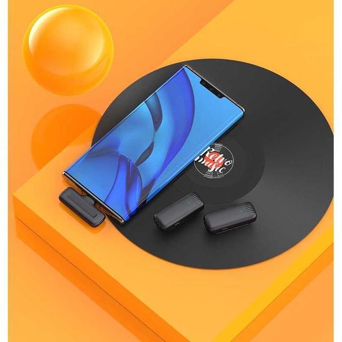 Musica- Mic Wireless Clip On Iphone Lhtning Microphone Vlog Podcast
