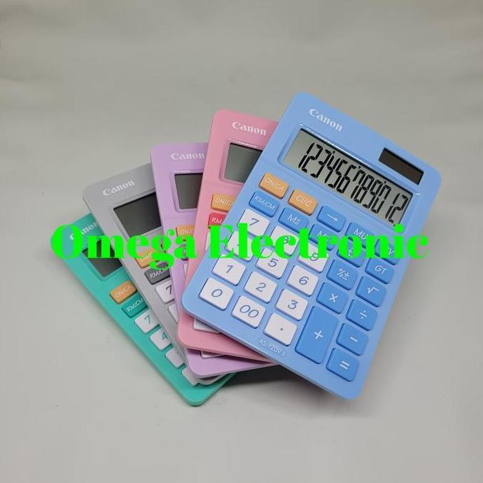 Canon Desktop Calculator AS-120V - Kalkulator Meja Warna AS 120 V