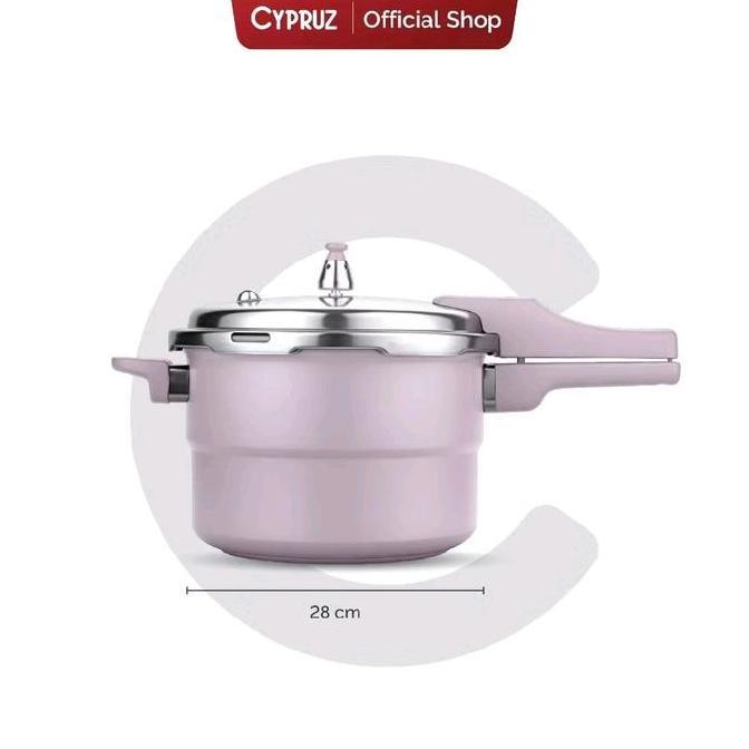NEW CYPRUZ PRESSURE COOKER Panci Presto 12L 28cm Alat Masak Bertekanan Tinggi Memasak Daging