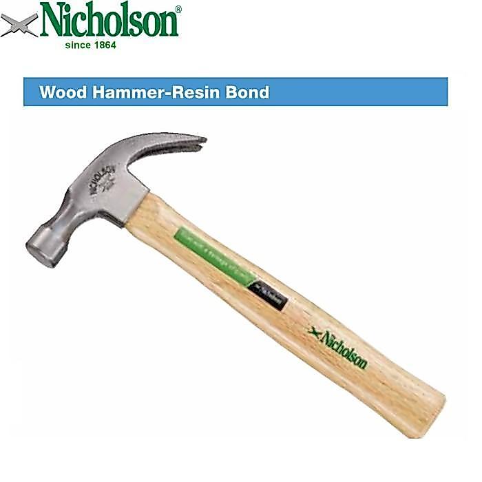 Palu Kambing 16 Oz - Claw Hammer (Wood Handle, Resin) Nicholson